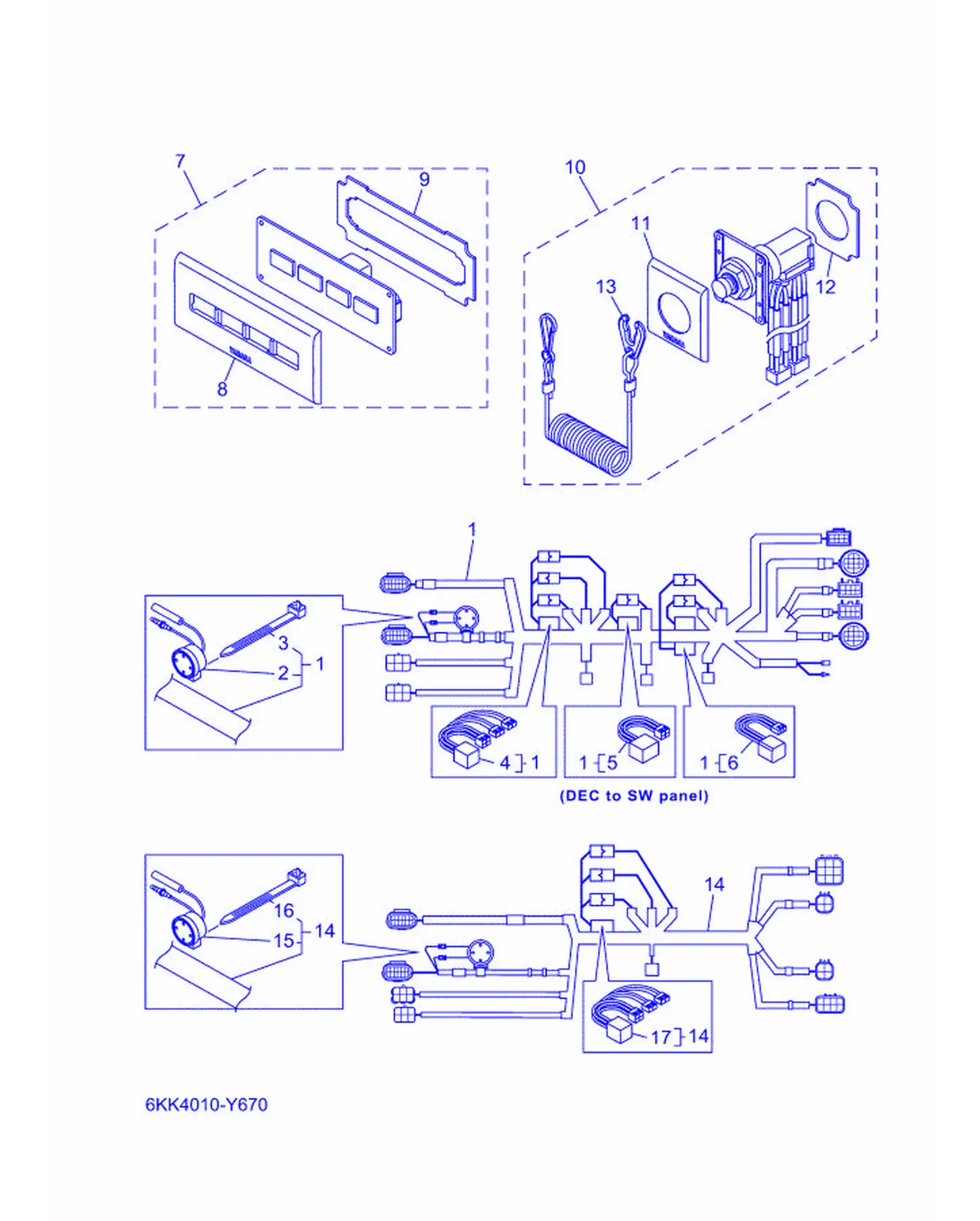 スイツチ & パネル 13 (EKS, クワツド)爆炸图